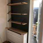 Decosier radiator en wandplanken