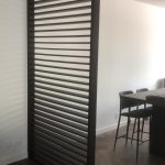 Room divider met lamellen op maat