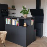 Room divider tussen keuken en woonkamer