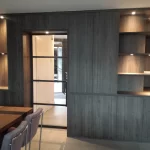 Wandkast met verlichting