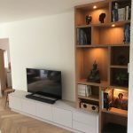 Audiomeubel met wandkast