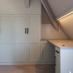 Inbouwkast met bureau